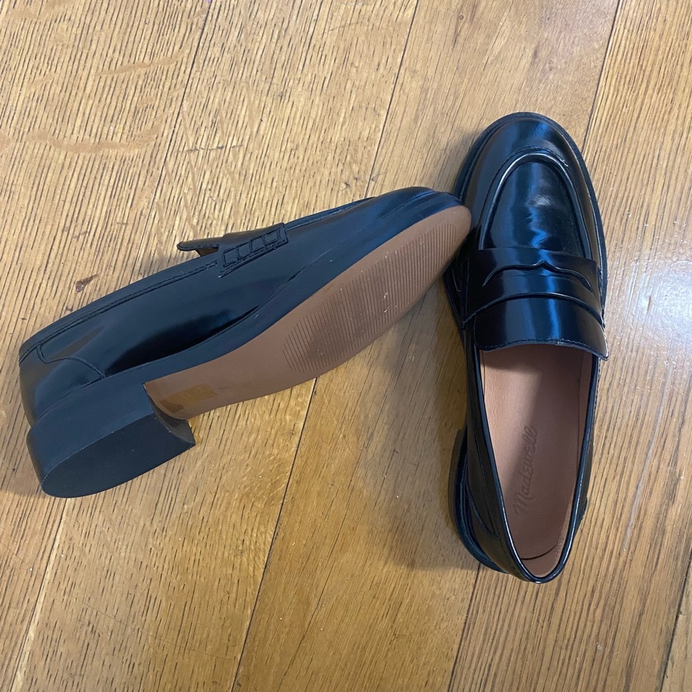 Madewell Vernon Loafer Black 8